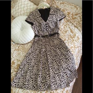 Leopard print dress